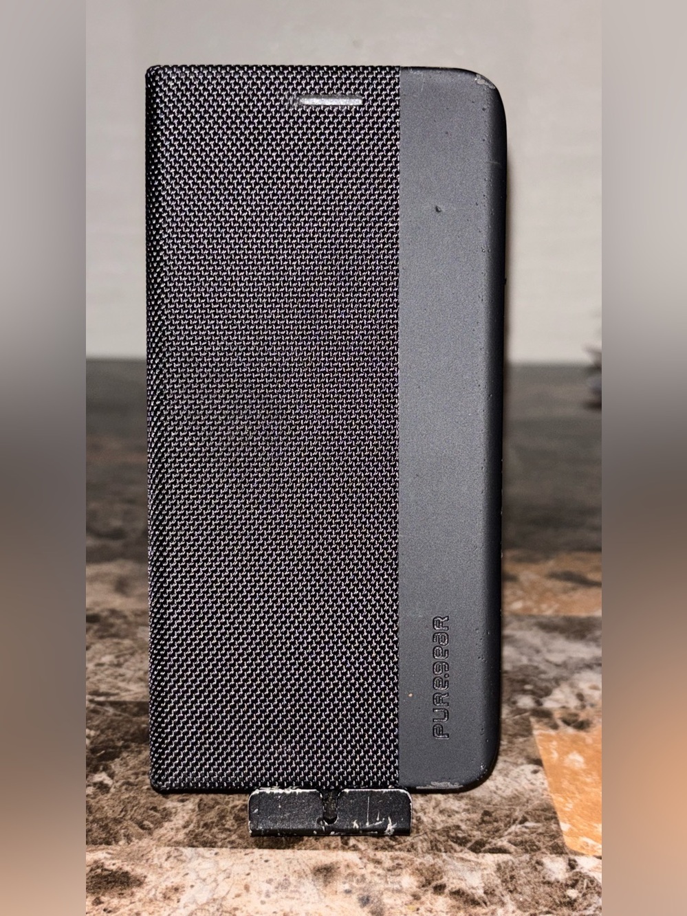 A53 black fold cover case